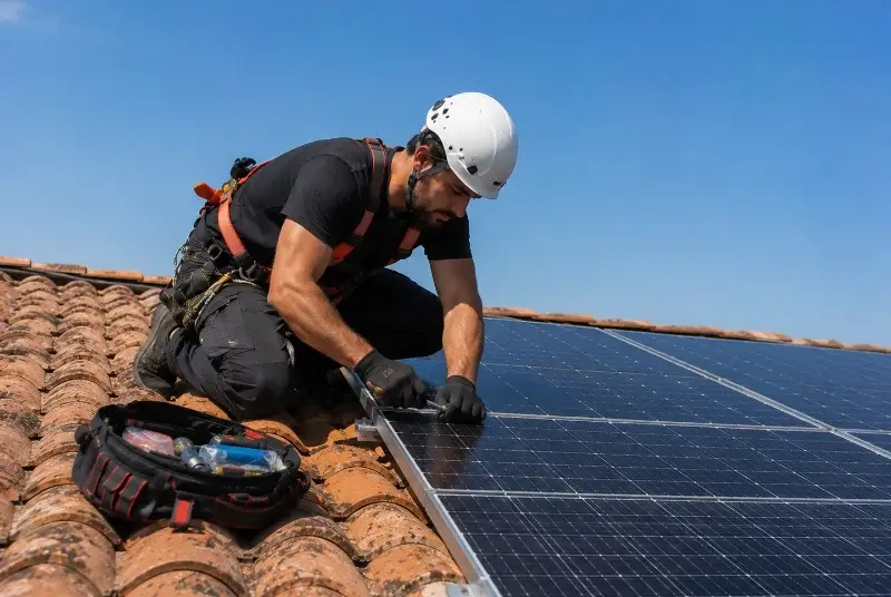 Maintenance et monitoring de panneaux solaires à Chavanod